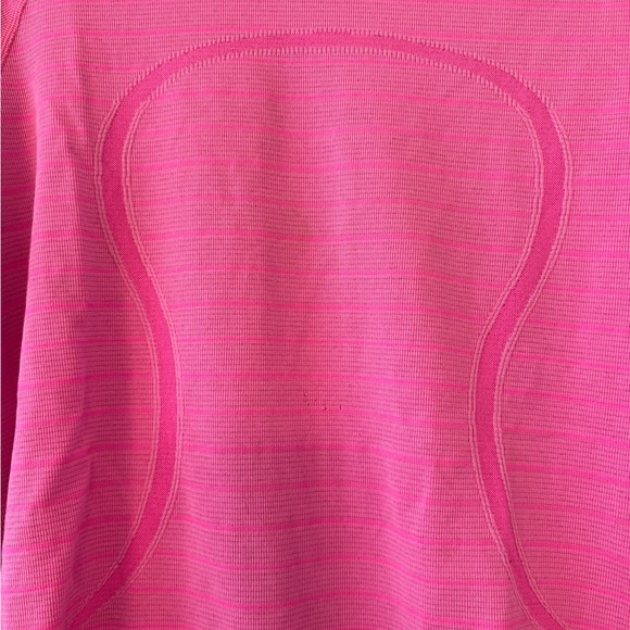 Pink Lululemon Swiftly Long Sleeve sz 12 - Picture 2 of 2